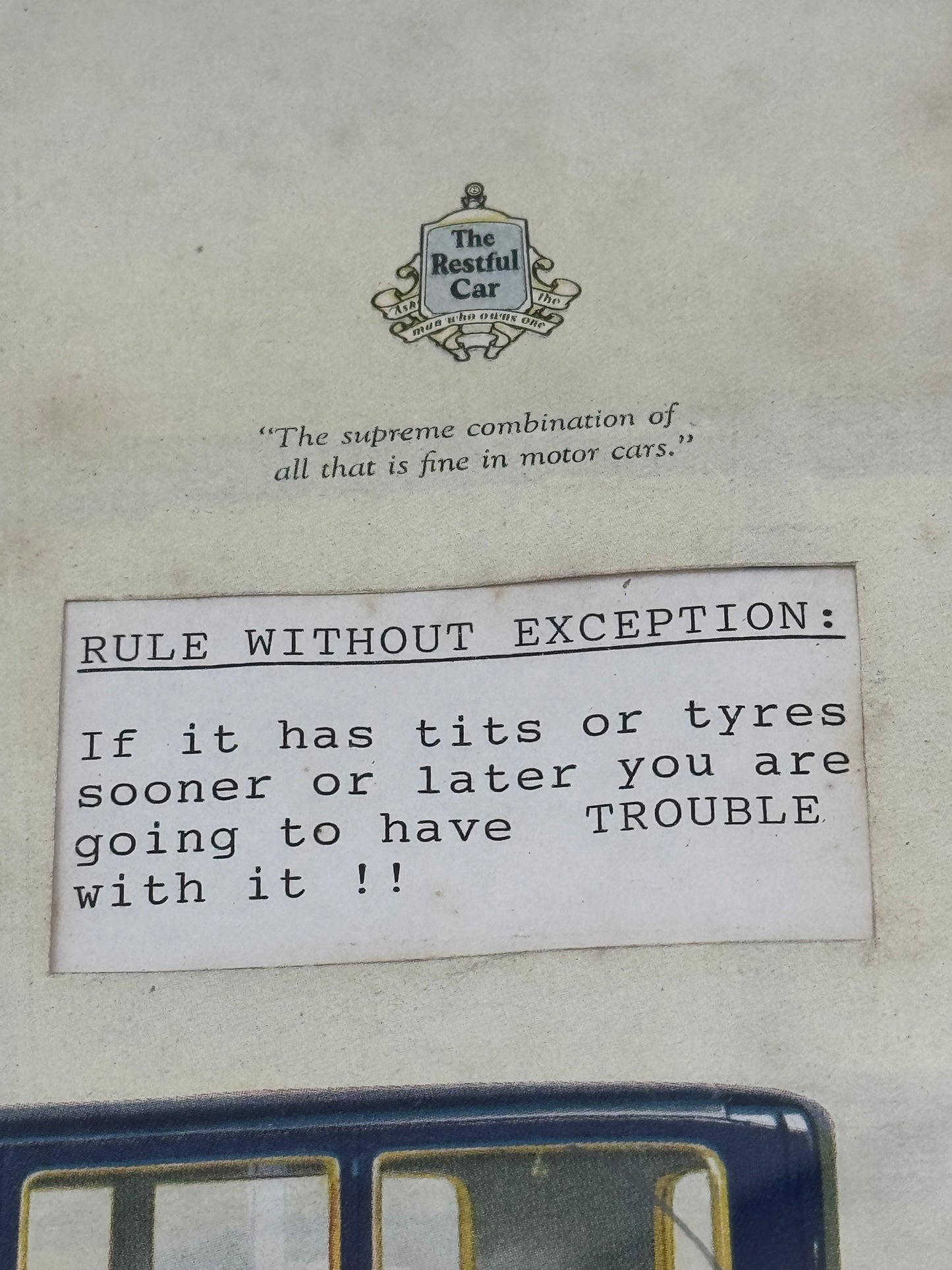 Vintage Packard Advertisement Framed