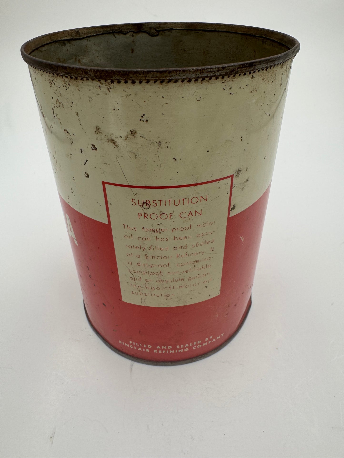 Vintage Sinclair Oil Can Dinosaur Quart