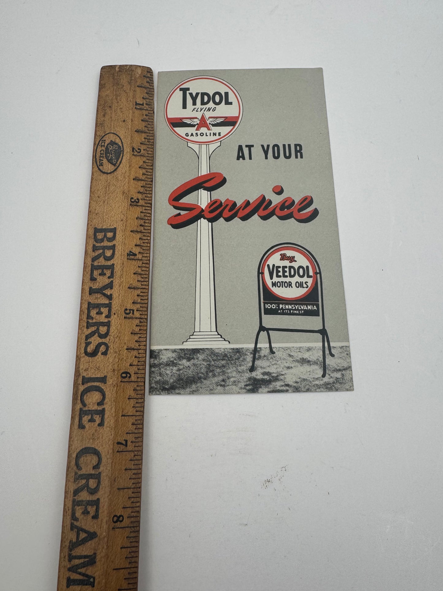 Vintage Tydol Veedol Ink Blotter NOS