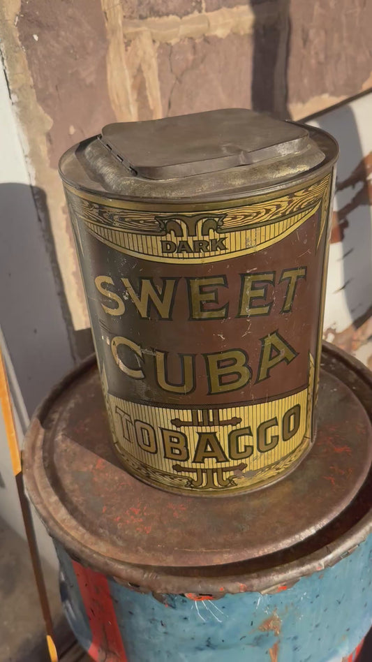 Vintage Sweet Cuba Tobacco Tin