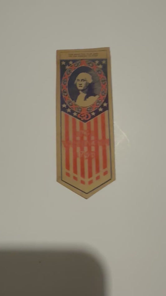 Vintage George Washington Commemorative Pass